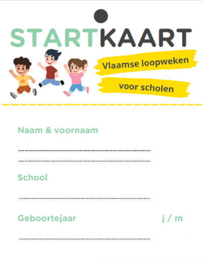 vlaamse loopweken startkaart